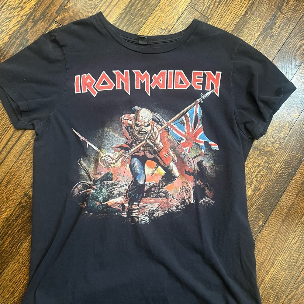 Iron Maiden Black Graphic T-Shirt